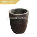 #6 silicon carbide crucible for steel melting, industrial using crucibles